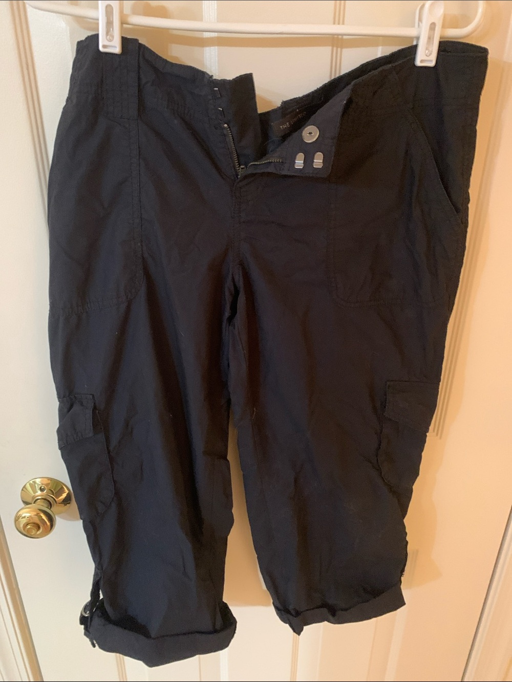 The Limited Black Cargo Capris